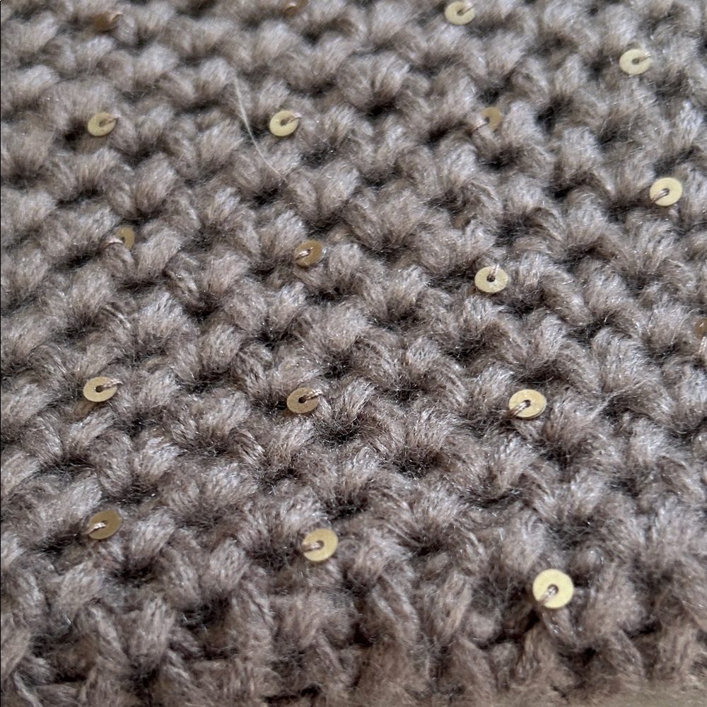 Ann Taylor Gray Knit Scarf - Picture 3 of 4